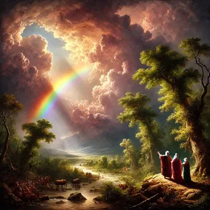 14. Y sucederá que cuando yo traiga nubes sobre la tierra, se verá el arco en las nubes,